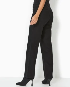 Jean Droit Taille Regular - Noir