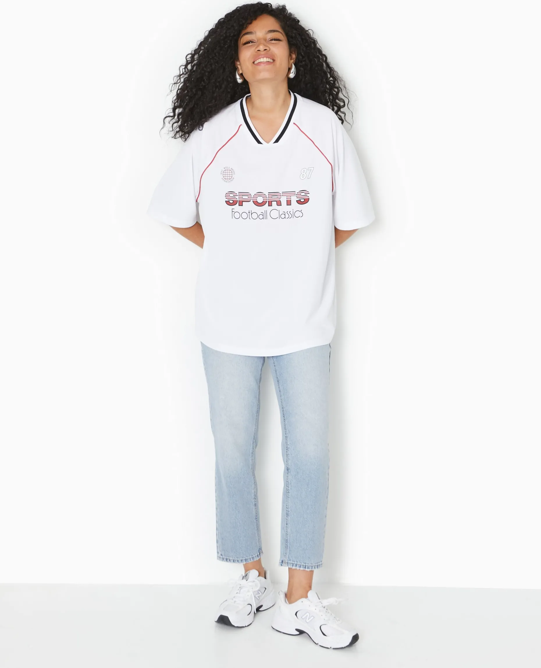 Jean Mom Taille Haute - Bleu