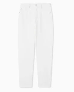 Jean Mom Taille Haute - Blanc
