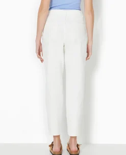 Jean Mom Taille Haute - Blanc