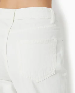 Jean Mom Taille Haute - Blanc