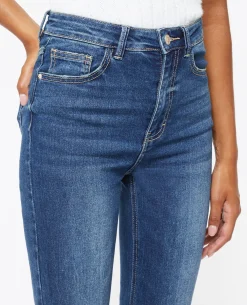 Jean Skinny Taille Haute - Bleu Marine