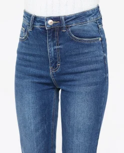 Jean Skinny Taille Haute - Bleu Marine