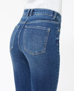 Jean Skinny Taille Haute - Bleu Marine