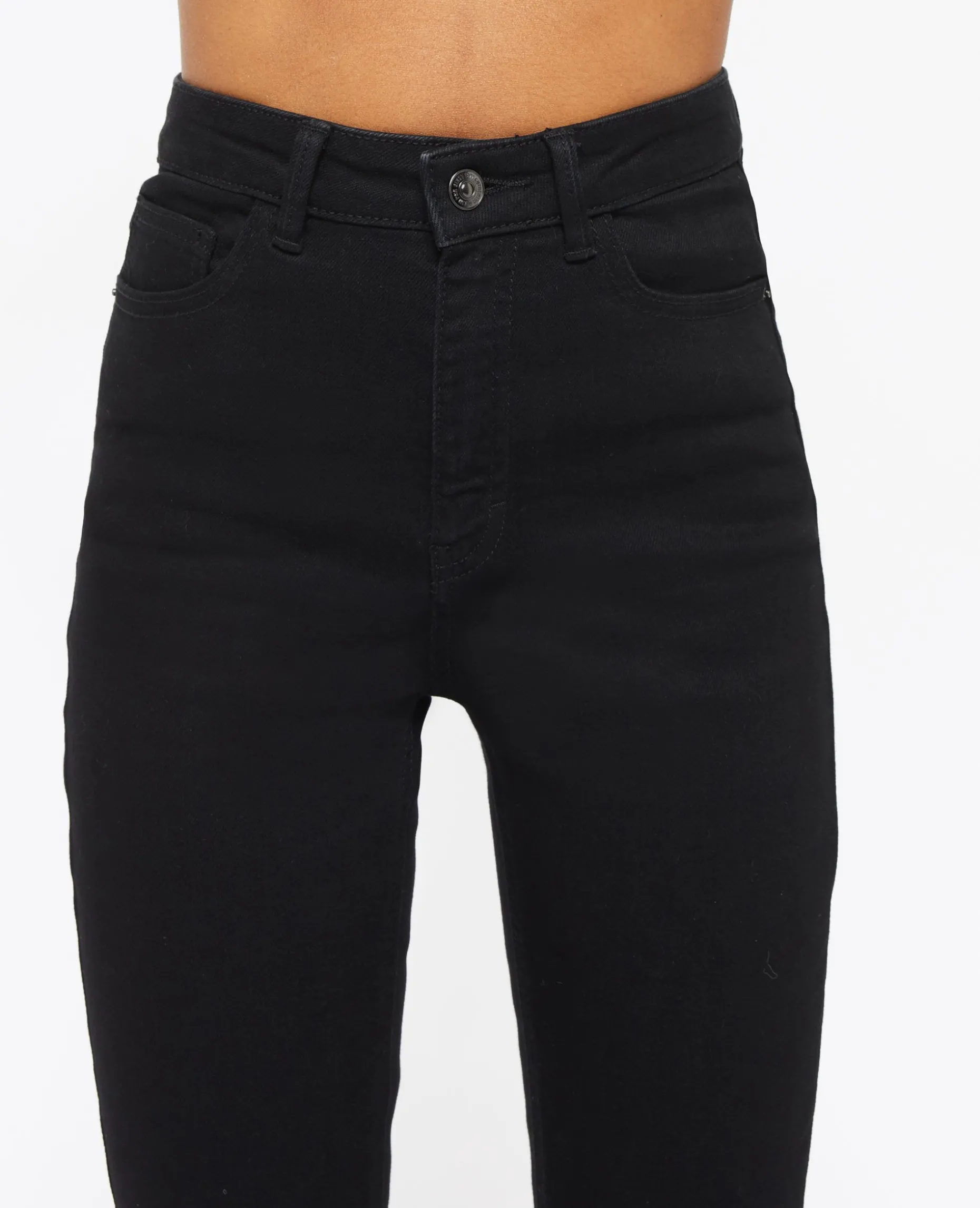 Jean Skinny Taille Haute - Noir