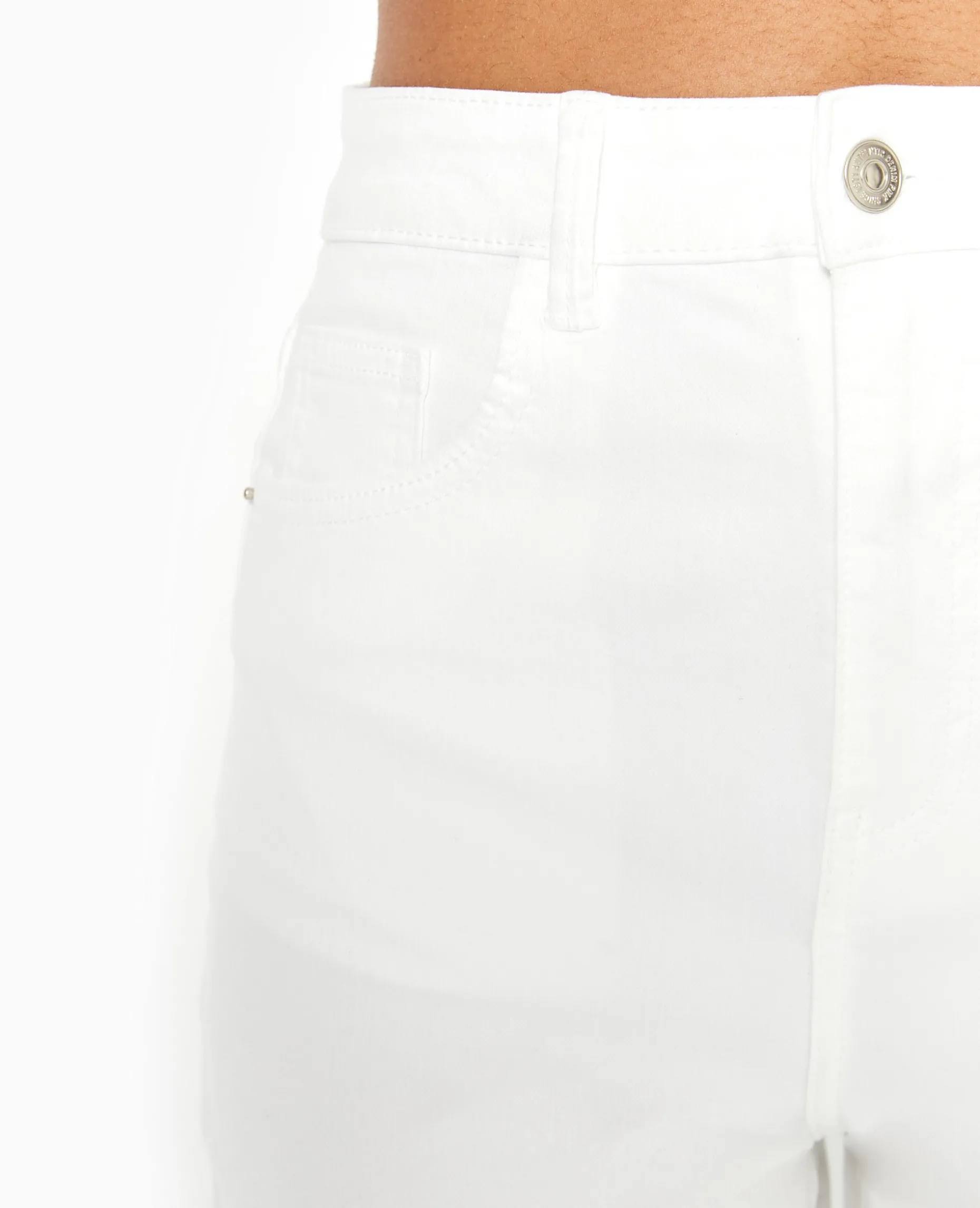 Jean Skinny Taille Haute - Blanc
