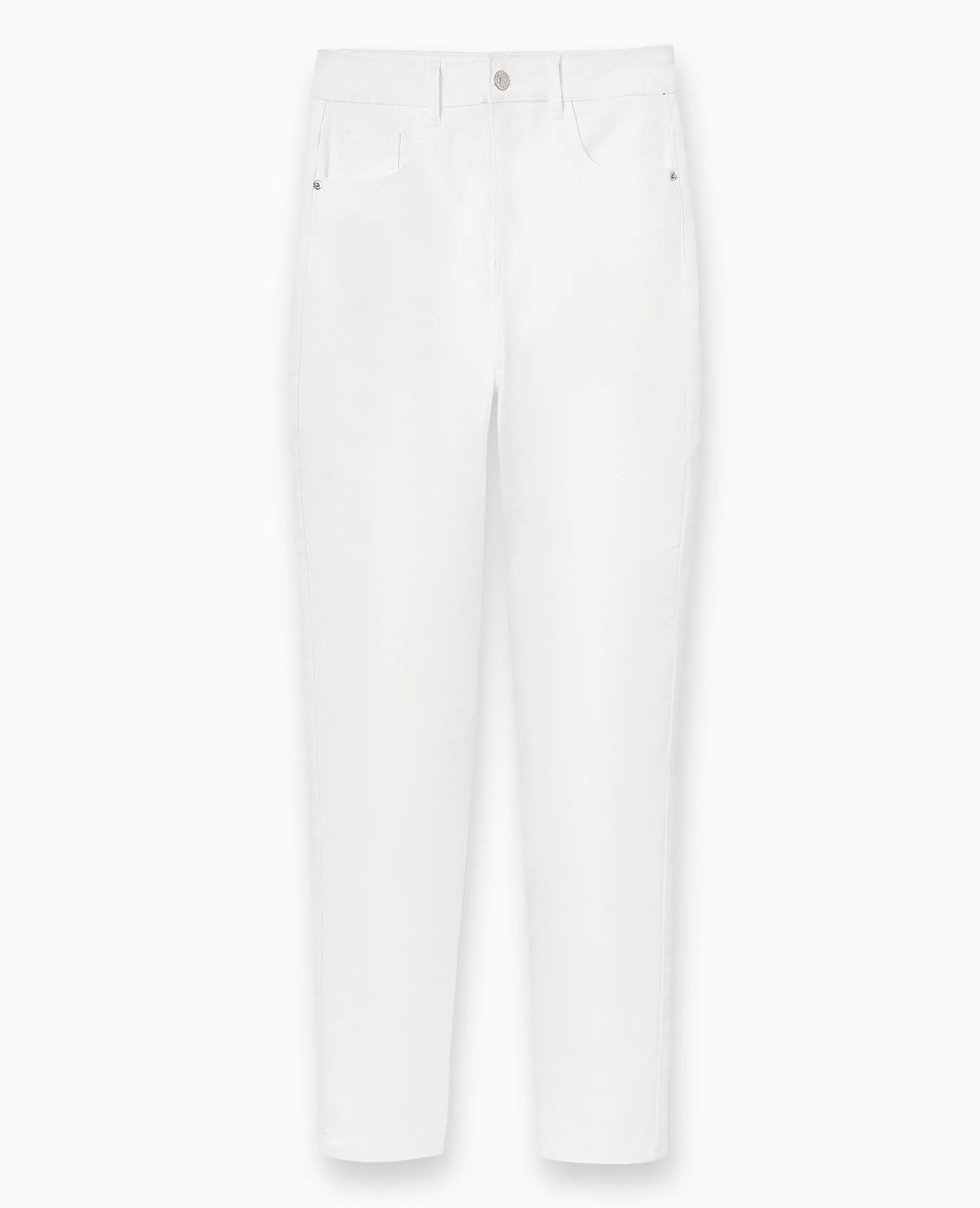 Jean Skinny Taille Haute - Blanc