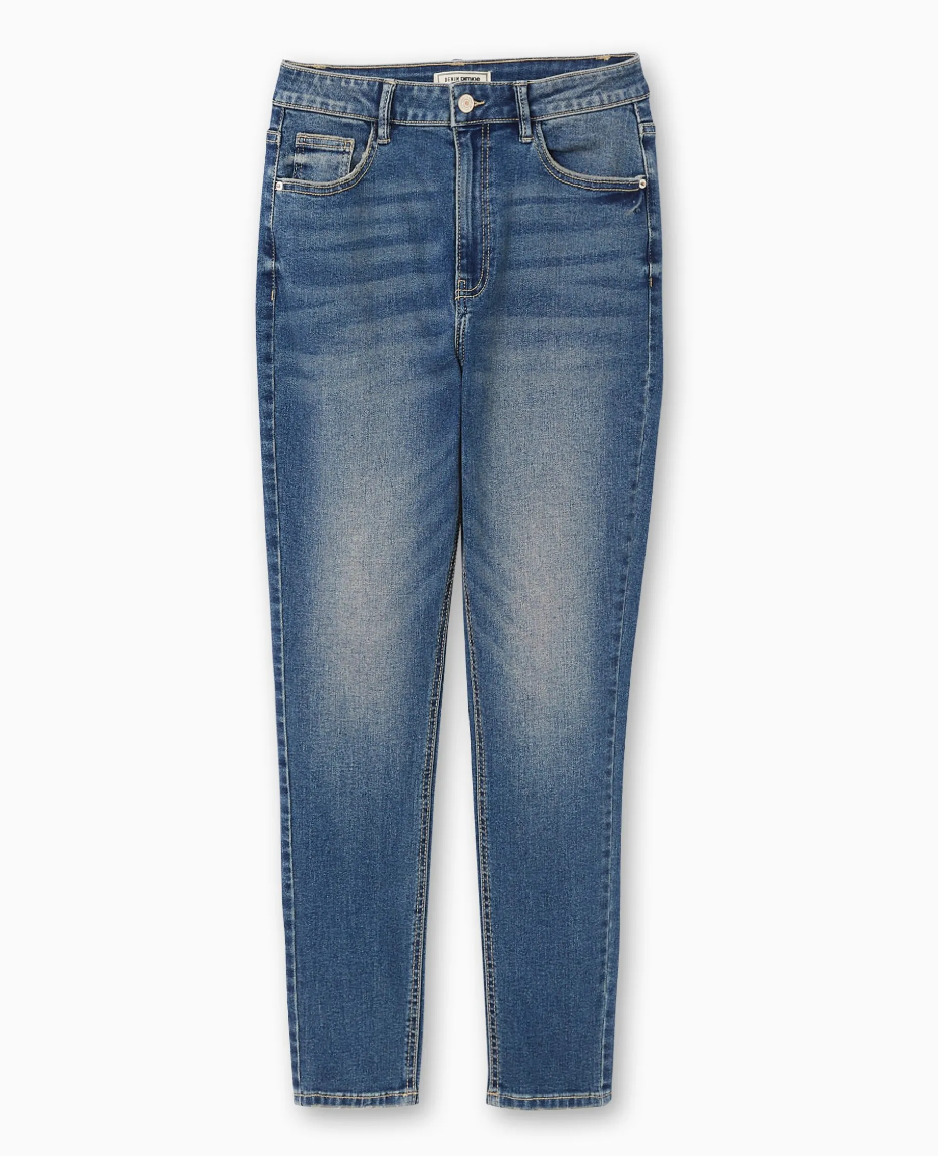 Jean Skinny Taille Haute - Bleu