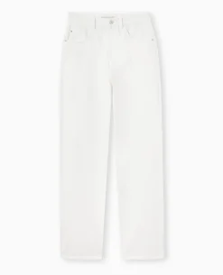 Jean Wide Loose Extra Long - Blanc