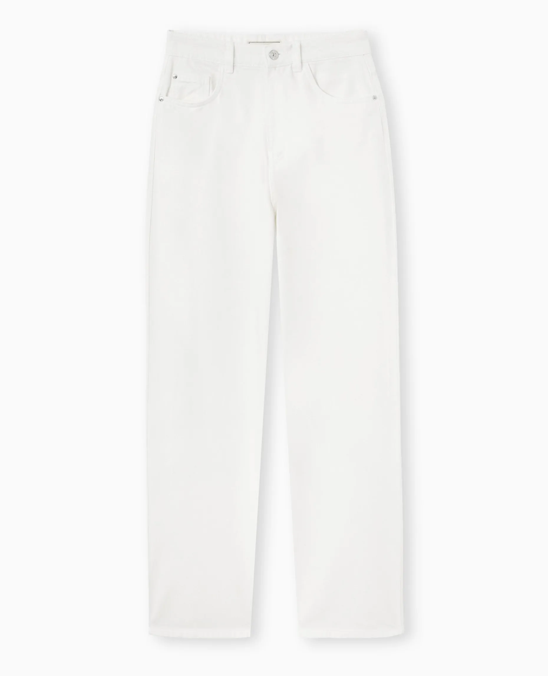 Jean Wide Loose Extra Long - Blanc