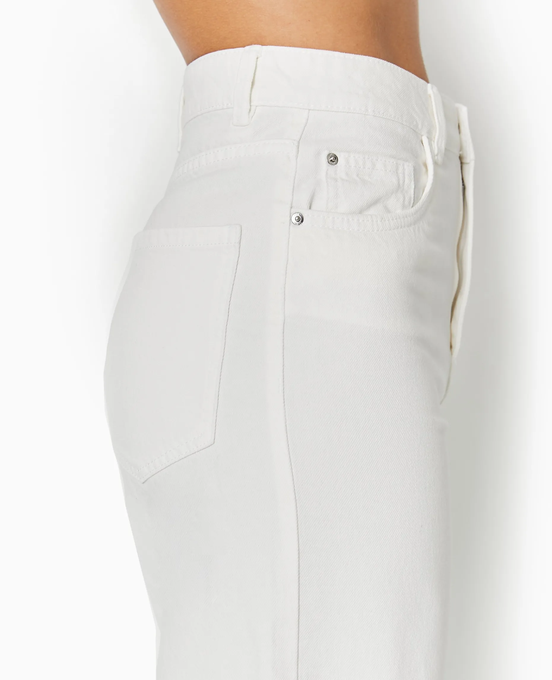 Jean Wide Loose Extra Long - Blanc