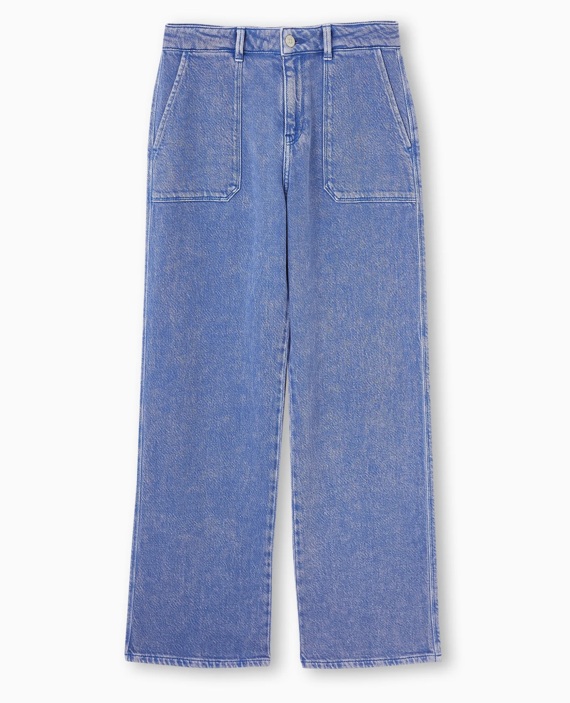 Jean Wide Souple Taille Regular - Lilas