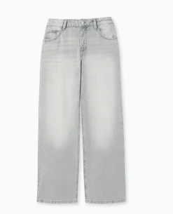 Jean Wide Taille Basse - Blanc