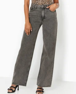 Jean Wide Taille Haute - Jaune Ocre