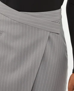Jupe Courte Portefeuille - Gris