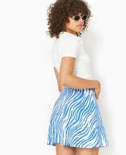 Jupe Danseuse Motif Zè;bre - Blanc