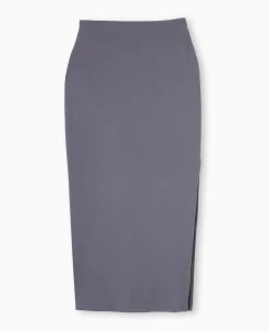 Jupe Tube Moulante - Gris Foncé