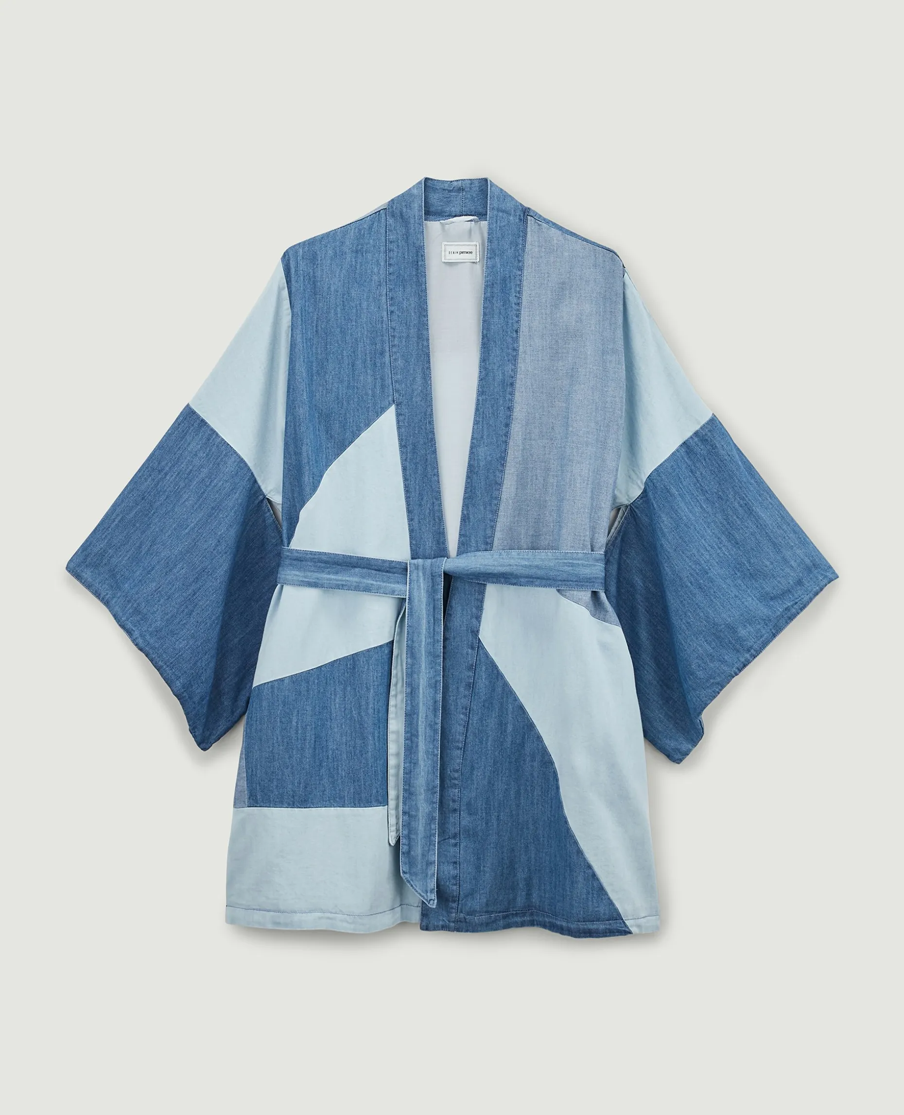Kimono En Jean 3 Couleurs - Blanc