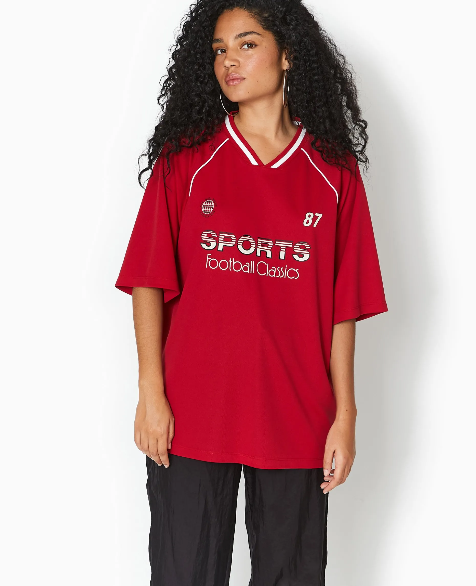 Maillot De Foot Oversize - Rouge