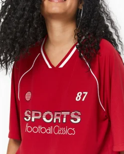 Maillot De Foot Oversize - Rouge