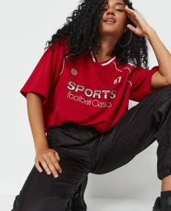 Maillot De Foot Oversize - Rouge