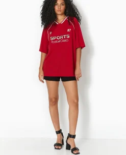 Maillot De Foot Oversize - Rouge