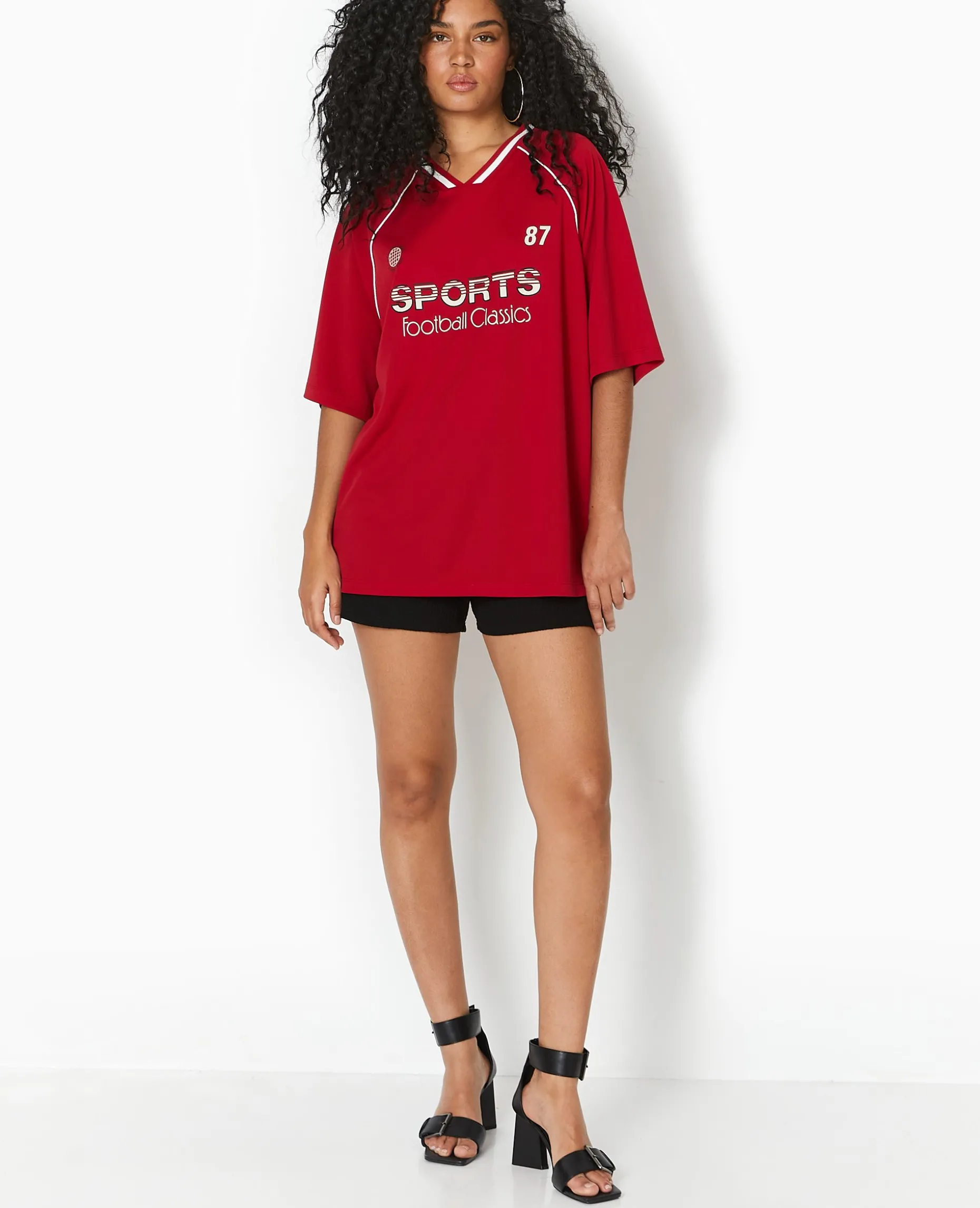 Maillot De Foot Oversize - Rouge