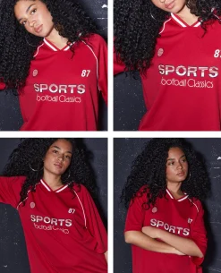 Maillot De Foot Oversize - Rouge