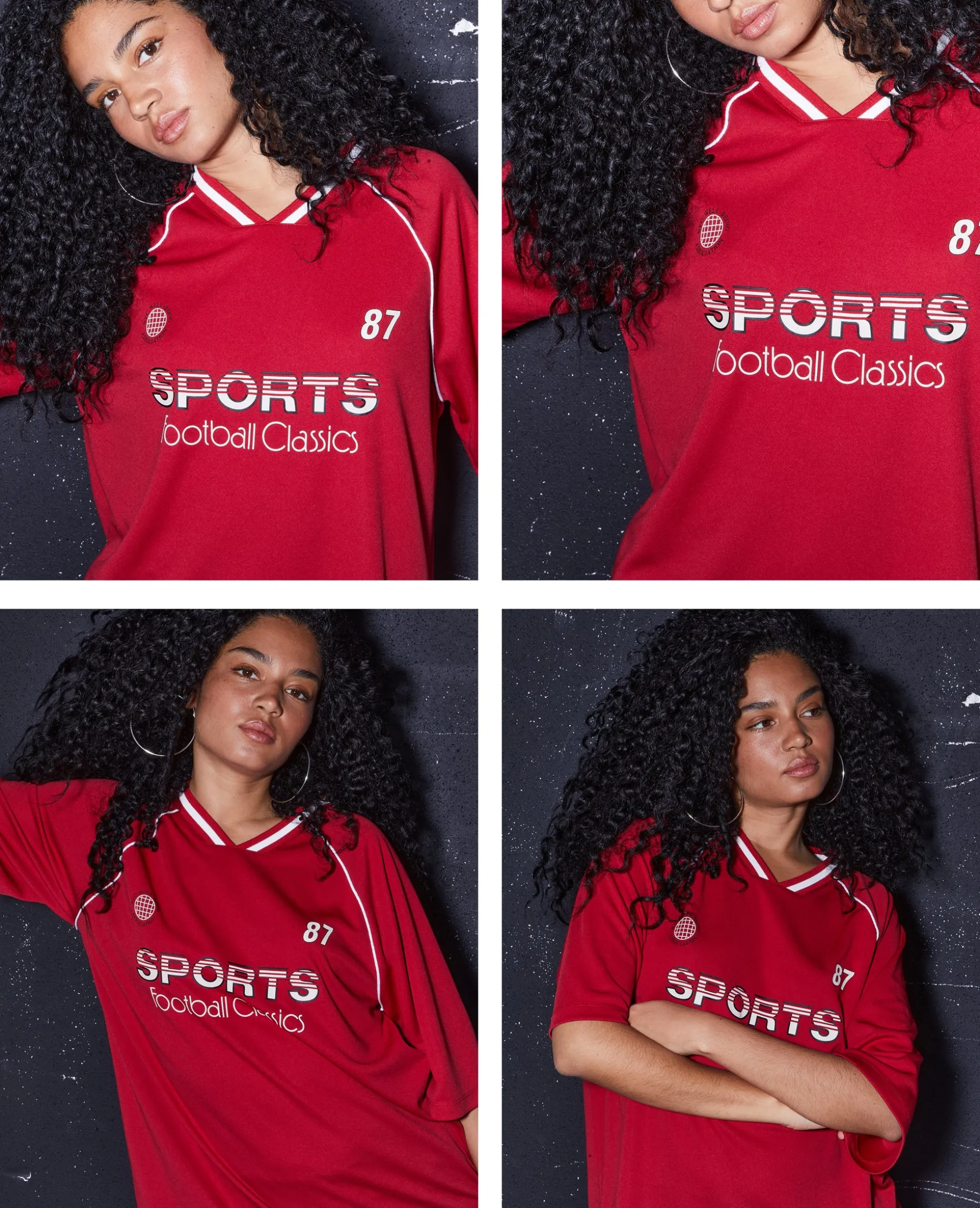 Maillot De Foot Oversize - Rouge