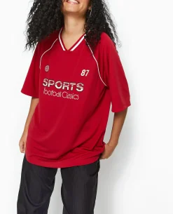Maillot De Foot Oversize - Rouge