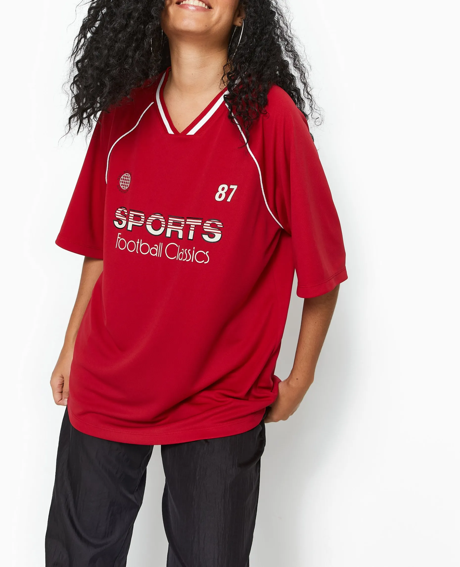 Maillot De Foot Oversize - Rouge