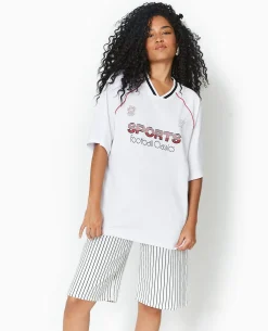 Maillot De Foot Oversize - Blanc