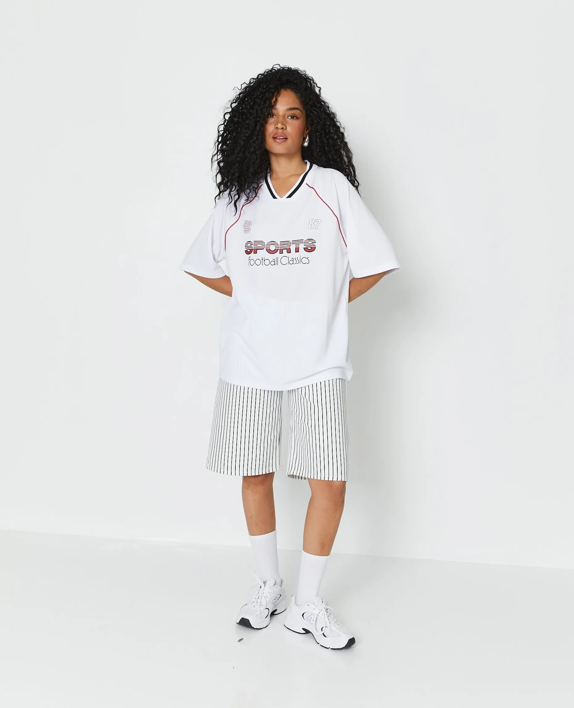 Maillot De Foot Oversize - Blanc