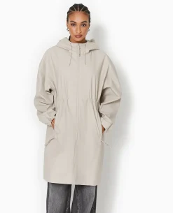 Manteau De Pluie Avec Capuche - Beige