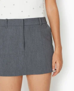 Mini Jupe-short City - Gris Foncé