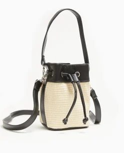 Mini Sac Seau Bi-matiè;re - Beige