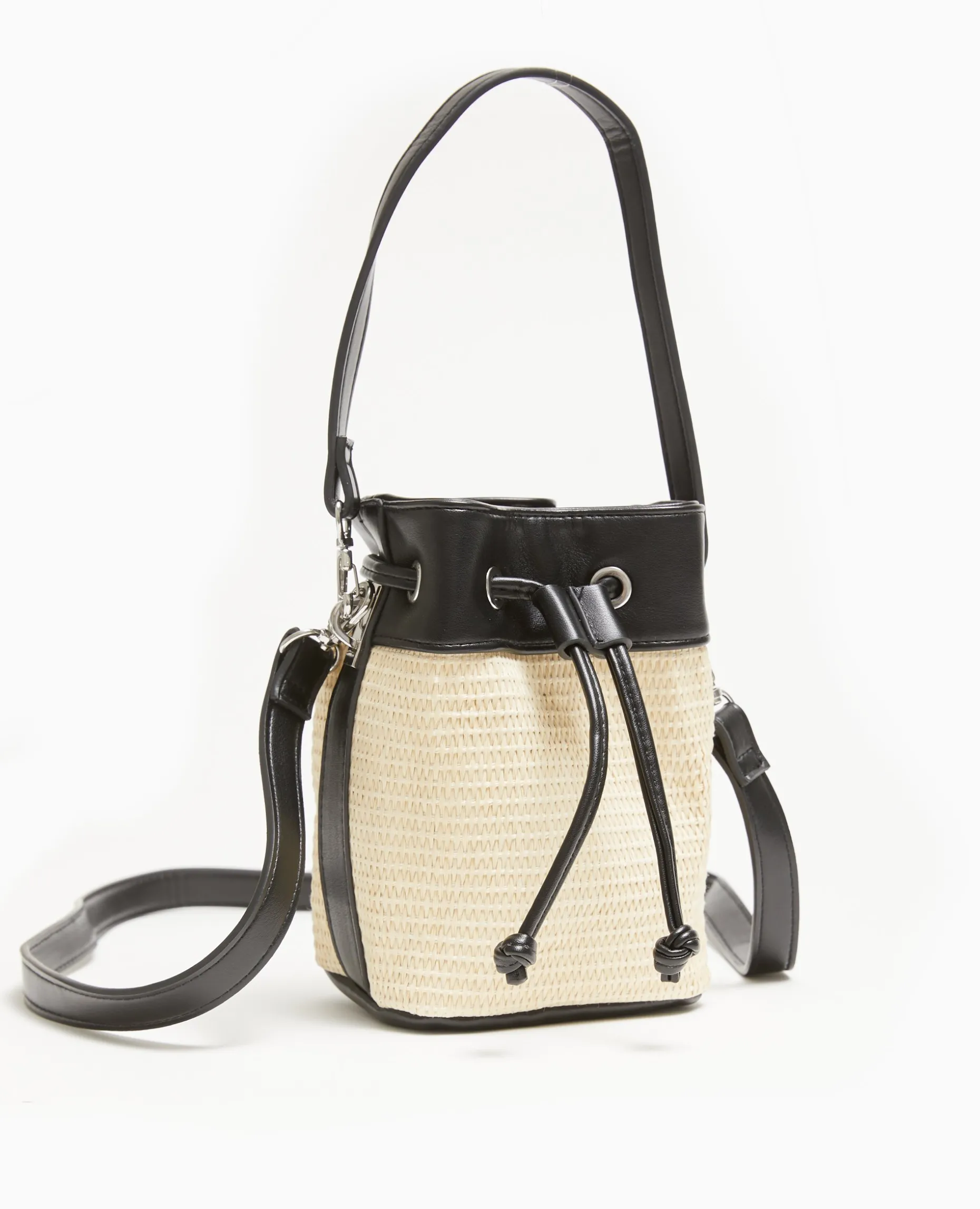 Mini Sac Seau Bi-matiè;re - Beige