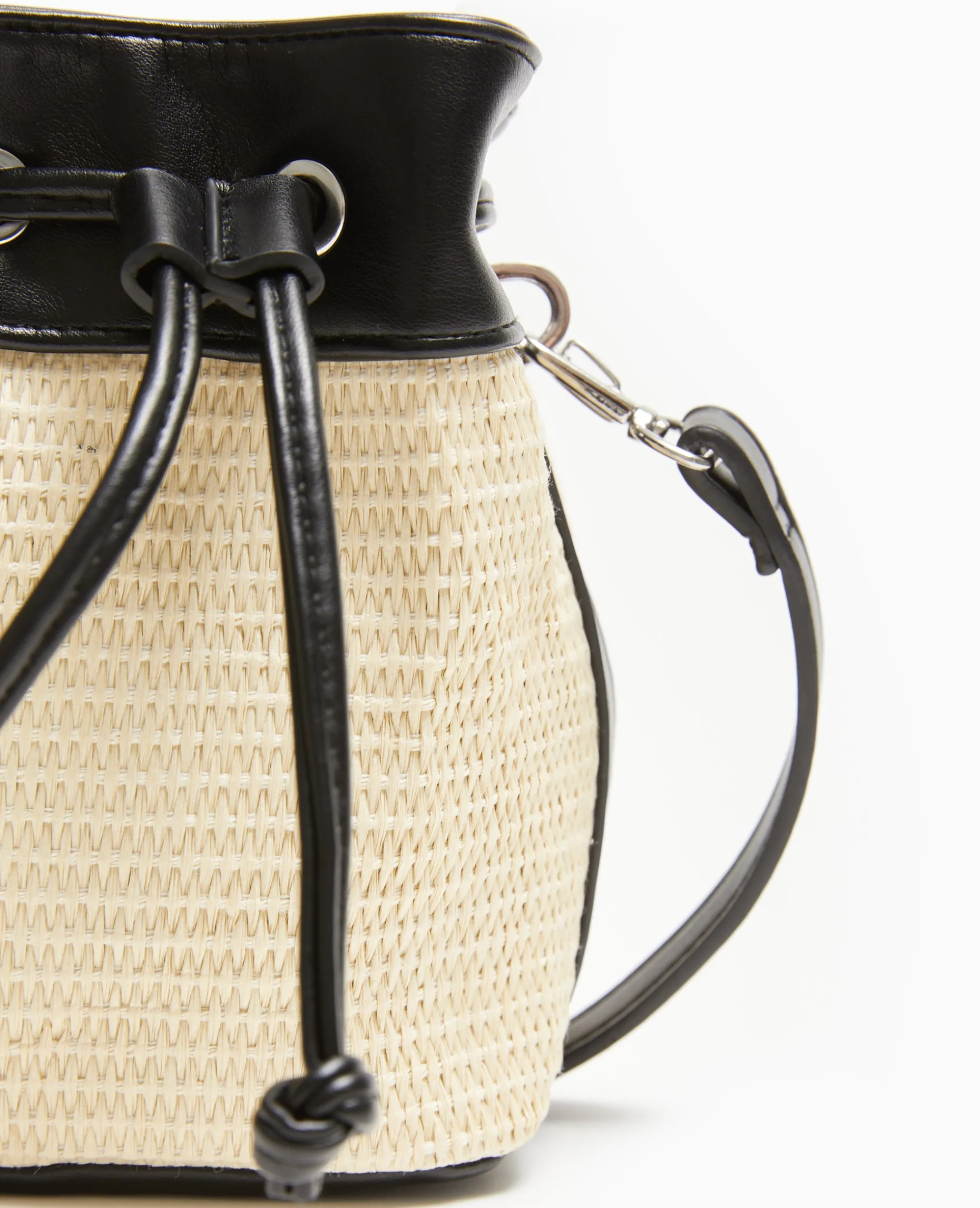 Mini Sac Seau Bi-matiè;re - Beige
