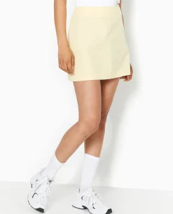 Mini-jupe Taille Basse - Beige
