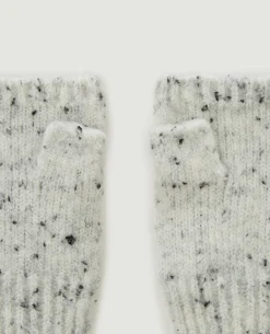 Mitaines En Tricot - Bleu Clair