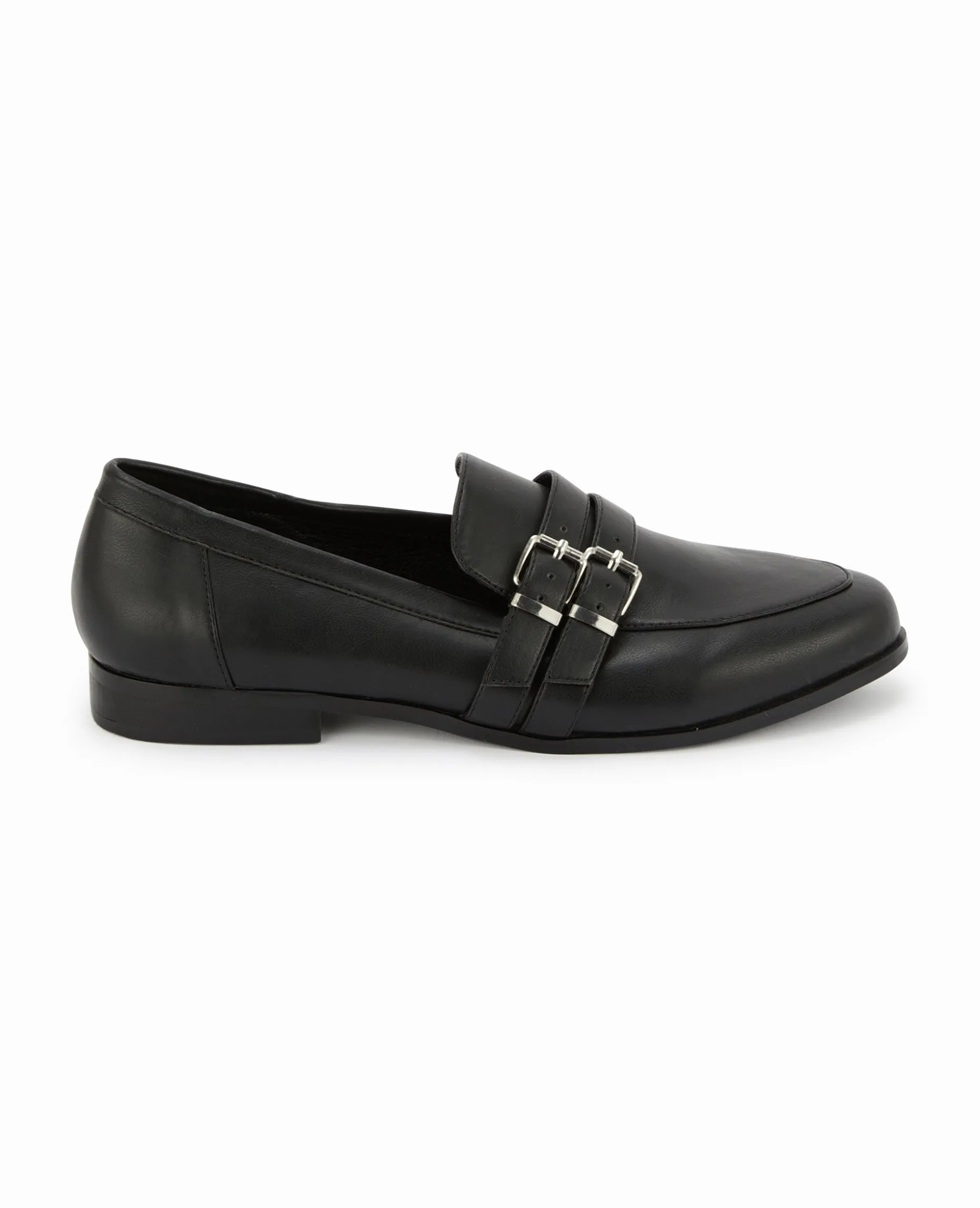 Mocassins Avec 2 Brides - Noir