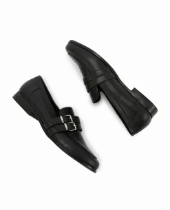 Mocassins Avec 2 Brides - Noir