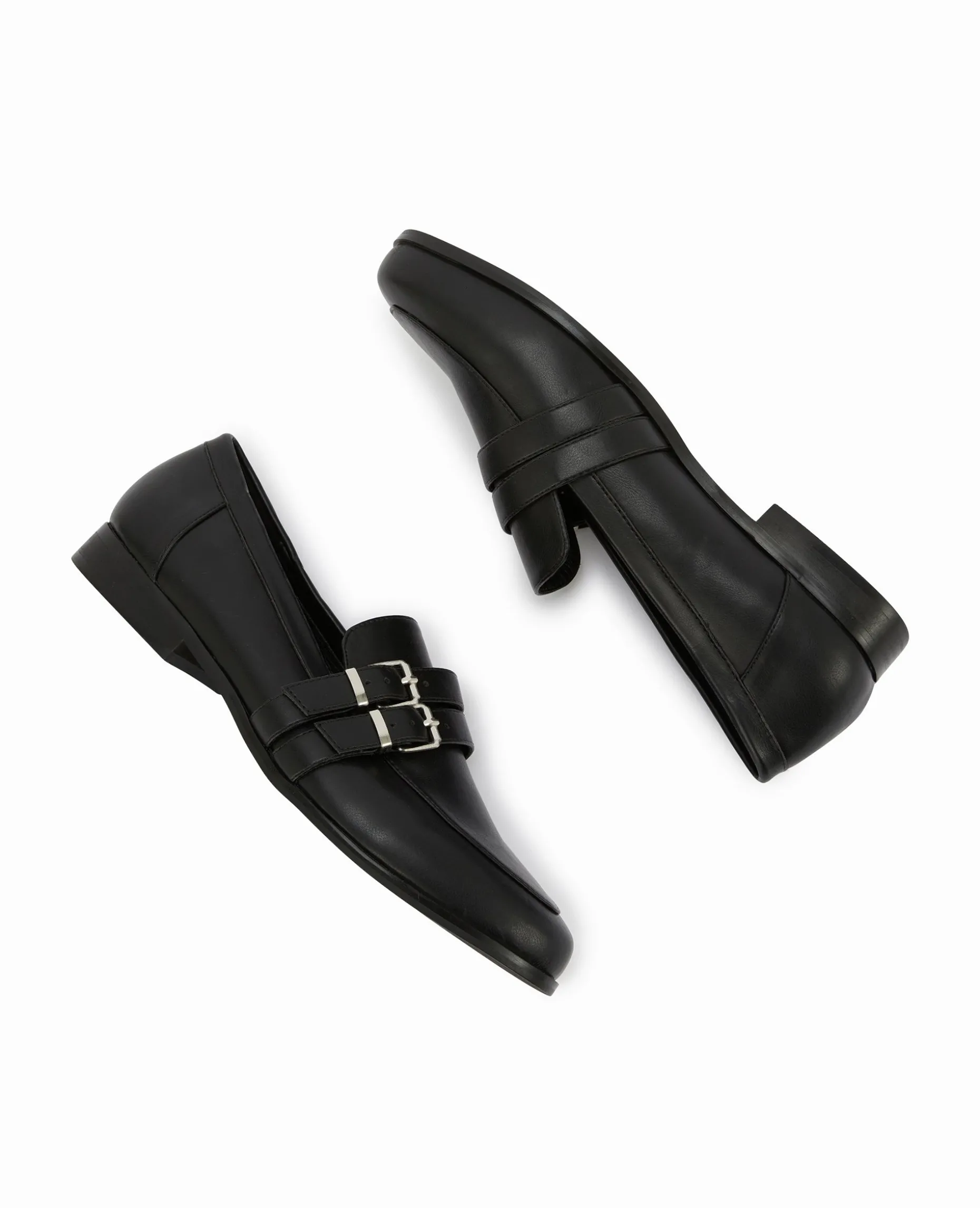 Mocassins Avec 2 Brides - Noir