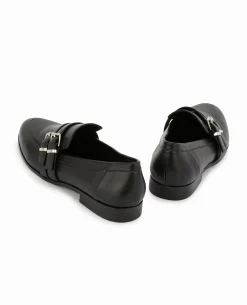 Mocassins Avec 2 Brides - Noir