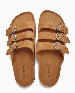 Mules 3 Brides - Camel