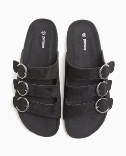 Mules 3 Brides - Noir