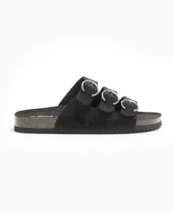Mules 3 Brides - Noir