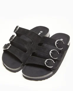 Mules 3 Brides - Noir