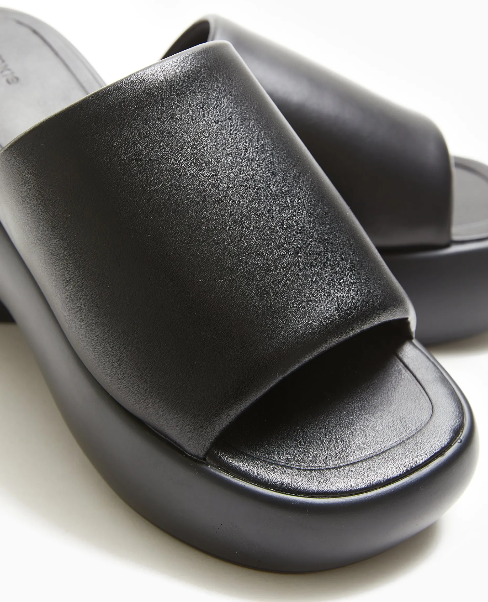Mules Compensées - Noir