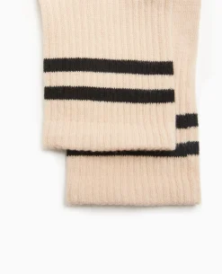 Paire De Chaussettes Avec Bandes - Noir